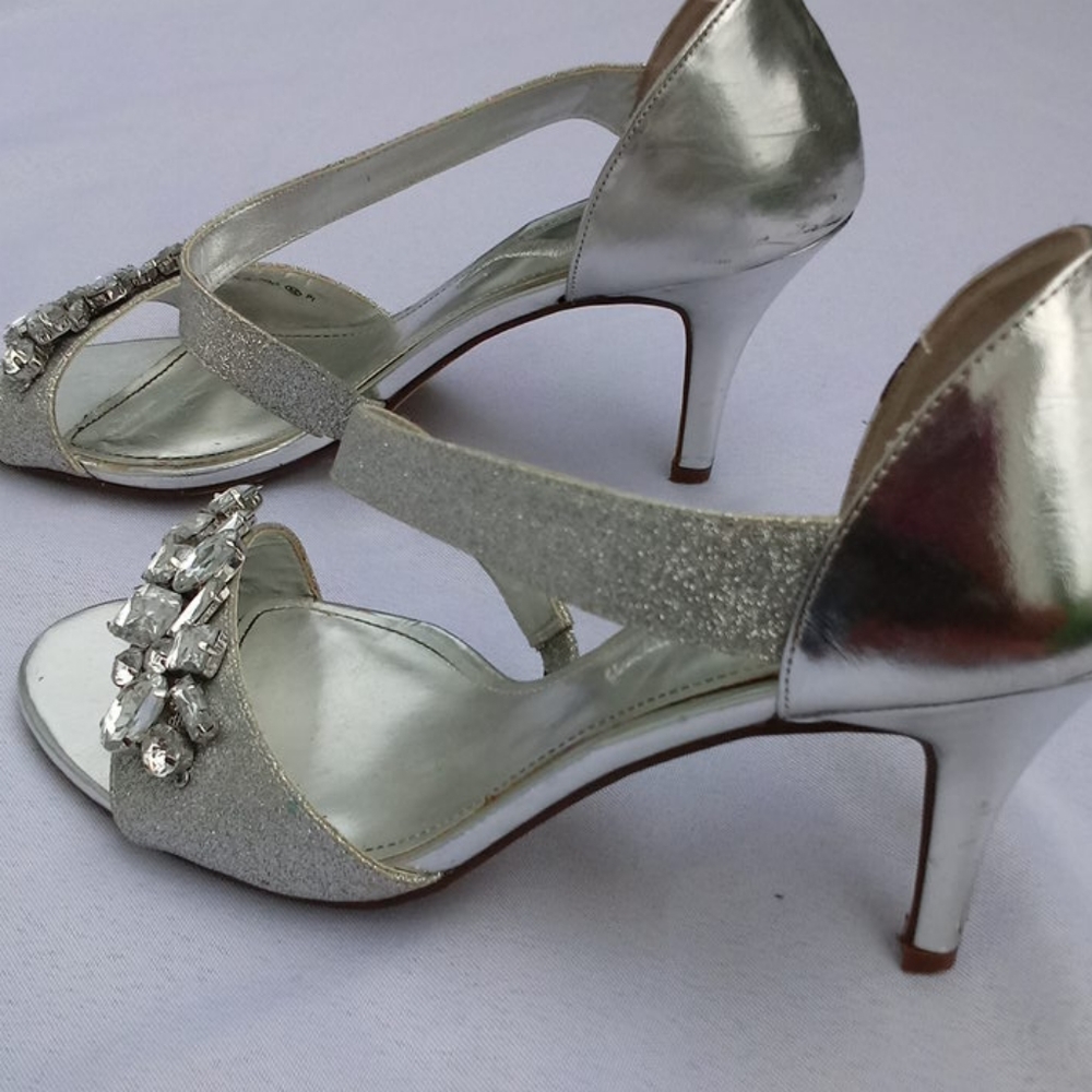 Nina Rhinestone Sandals - Picture 4 of 5